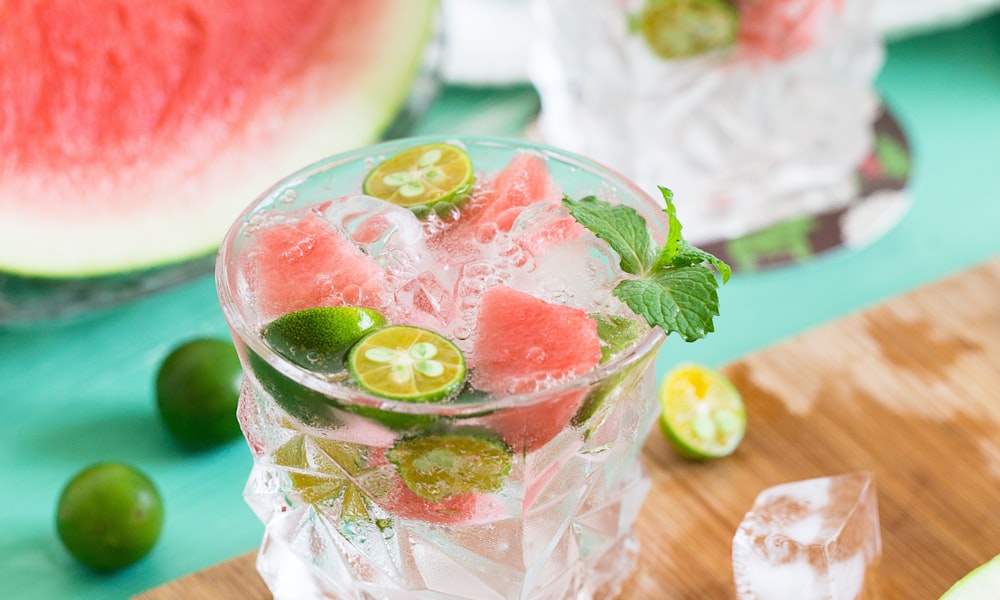 A refreshing iced citrus drink, like Madeira's Poncha